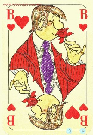 Barajas de cartas: Baraja B Corazones de Propaganda de BASF con muestra de Polyester - Foto 1
