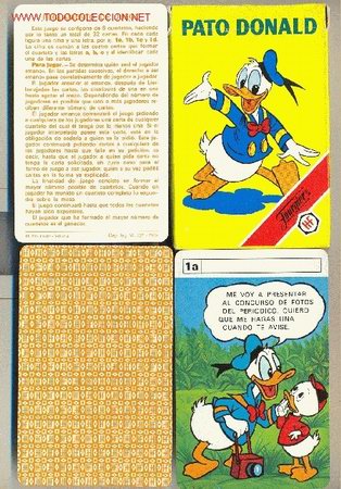 Barajas de cartas: Pato Donald - Foto 1