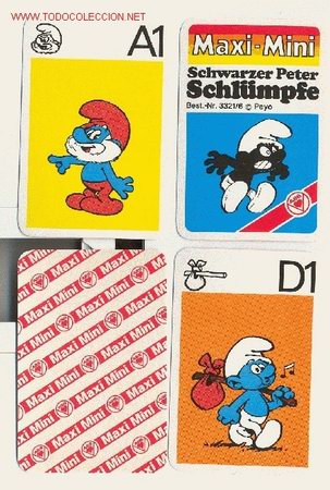 Barajas de cartas: Maxi-Mini Schawarzer Peter Schl&uuml;mpfe Nr.3321/6 - Foto 1
