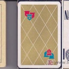Jeux de cartes: BARAJA FOURNIER CON PUBLICIDAD DE LA CASA AHM Y AHV. ¡ SIN USAR ! - NAIPE ESPAÑOL DE 40 CARTAS. Lote 18680951