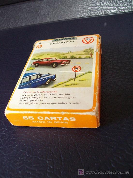 Barajas de cartas: Baraja.  Se&ntilde;ales de Tr&aacute;fico. 1966 - Foto 8