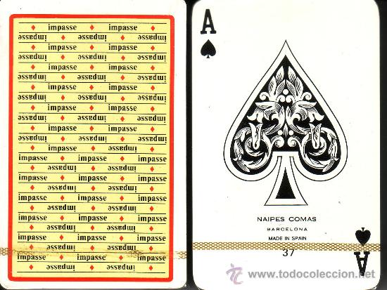 Barajas de cartas: IMPASSE ROJA - BARAJA DE BRIDGE - Foto 1