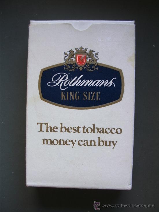 Barajas de cartas: baraja inglesa tabaco rothmans - sin usar - Foto 1