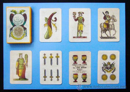Jeux de cartes: Baraja Napolitana. Italia. Siglo XX (1911). Facs&iacute;mil. Fournier