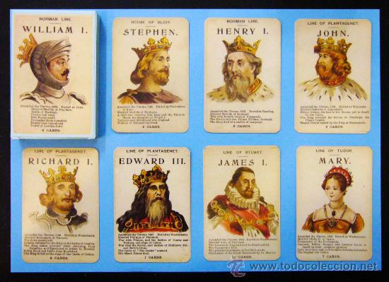 Jeux de cartes: Baraja Juego de la Monarqu&iacute;a Inglesa. Islas Brit&aacute;nicas. Siglo XX. Facs&iacute;mil. Fournier