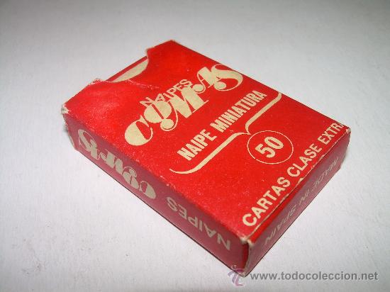 Barajas de cartas: BARAJA DE NAIPES EN MINIATURA........COMAS - Foto 1
