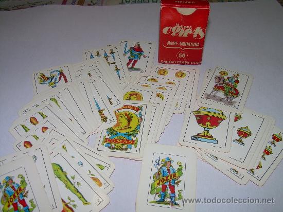 Barajas de cartas: BARAJA DE NAIPES EN MINIATURA........COMAS - Foto 2