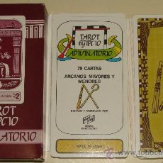 Barajas de cartas: BARAJA DE TAROT EGIPCIO ADIVINATORIO. AÑO 1988. NAIPES COMAS. BARCELONA. CAJA + INSTRUCCIONES.