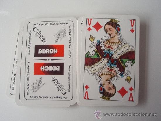 Barajas de cartas: Baraja con propaganda de la casa Bdrgh - Foto 1