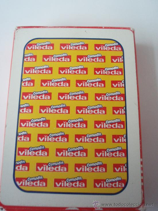 Barajas de cartas: Baraja con propaganda de la casa Vileda - Foto 1