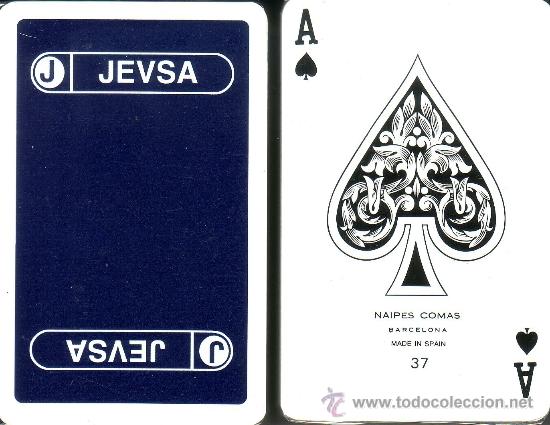 Barajas de cartas: JEVSA - BARAJA DE BRIDGE - Foto 1