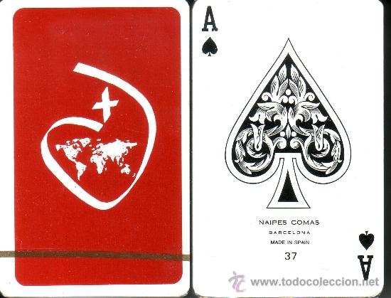 Barajas de cartas: X ROJA - BARAJA DE BRIDGE - Foto 1