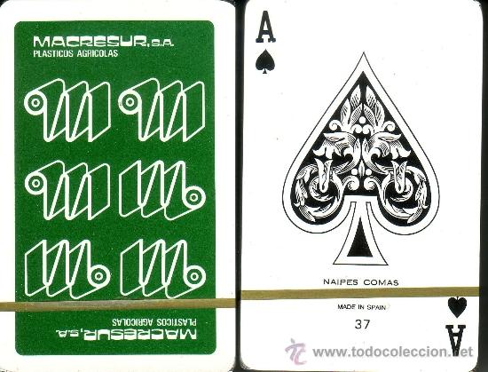 Barajas de cartas: MACRESUR - BARAJA DE BRIDGE - Foto 1