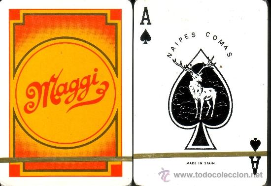Barajas de cartas: MAGGI - BARAJA POKER - Foto 1