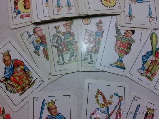 Barajas de cartas: barajas espa&ntilde;olas con caras de politicos - Foto 2