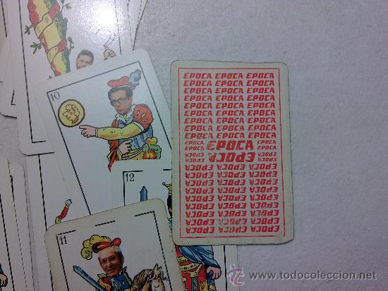 Barajas de cartas: barajas espa&ntilde;olas con caras de politicos - Foto 5