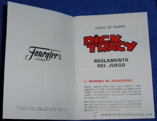 Barajas de cartas: Dick Tracy - Fournier - Foto 3