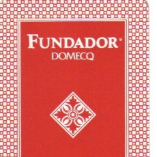 Barajas de cartas: BARAJA ESPAÑOLA PUBLICITARIA BRANDY FUNDADOR-FOURNIER-AÑOS 90