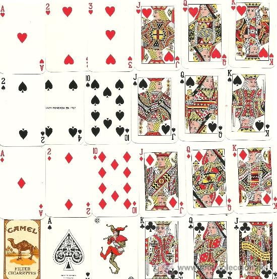 Barajas de cartas: MINI BARAJA POKER CAMEL - FILTER CIGARETTES - ENV&Iacute;O CERTIFICADO GRATIS - Foto 2