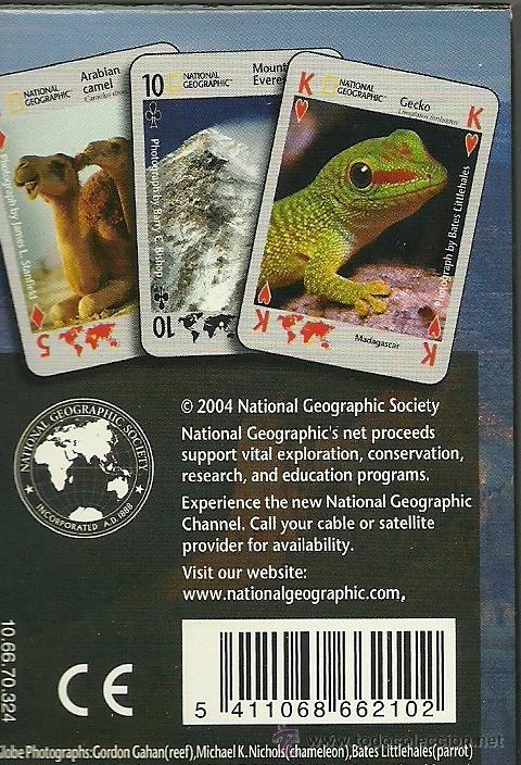Barajas de cartas: NATIONAL GEOGRAPHIC NATURE - Foto 3