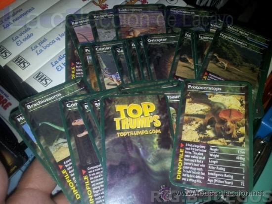 Barajas de cartas: CARTAS TOP TRUMPS SPECIALS DINOSAURIOS - Foto 1