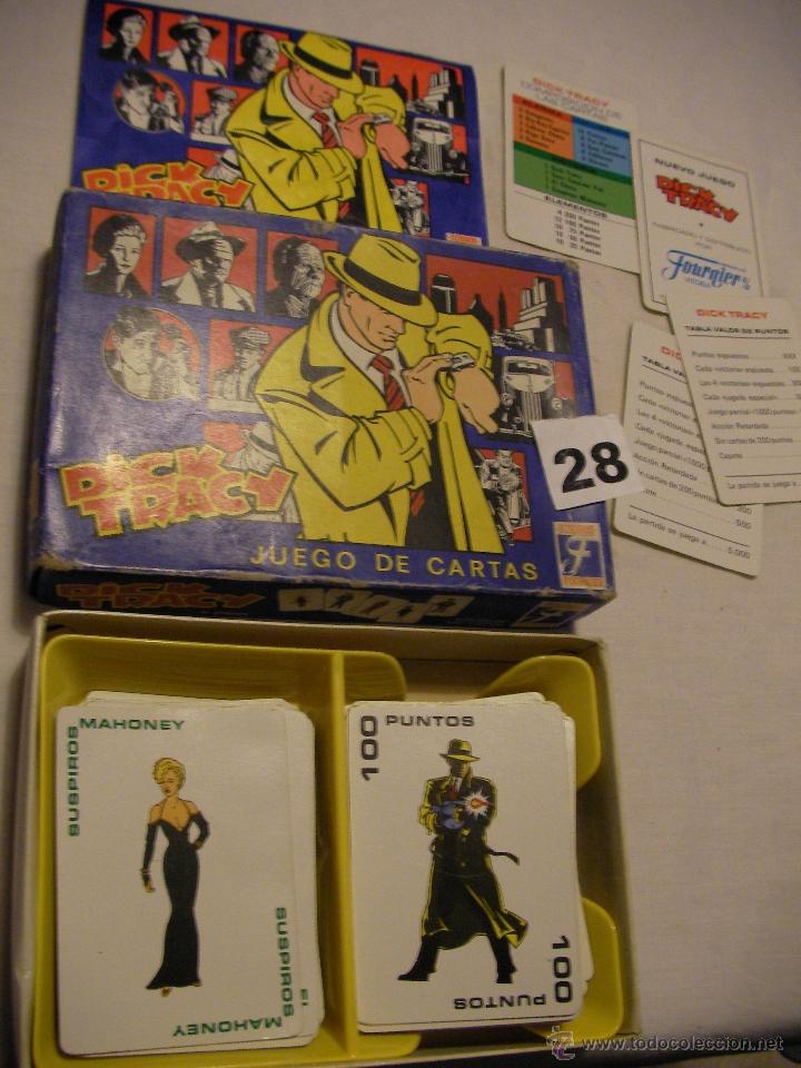 Barajas de cartas: ANTIGUO JUEGO DE CARTAS DICK TRACY - Foto 1