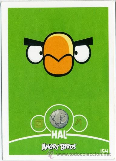 Barajas de cartas: CARTA ANGRY BIRDS HAL - N&ordm;154 - E-MAX - 2012 - Foto 1