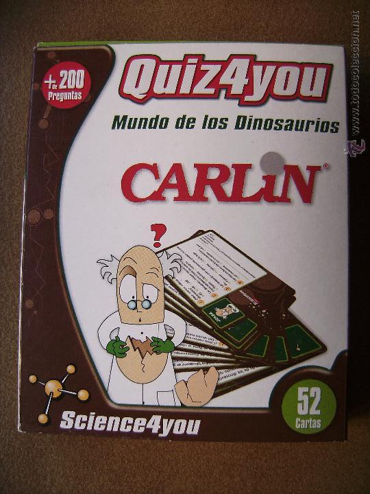 Barajas de cartas: mundo de los dinosaurios, carlin - Foto 1