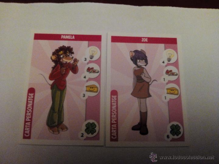 Barajas de cartas: Lote 2 cartas Geronimo Stilton - Foto 1