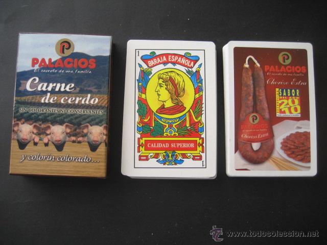 Barajas de cartas: CHORIZOS PALACIOS. BARAJA ESPA&Ntilde;OLA - Foto 1