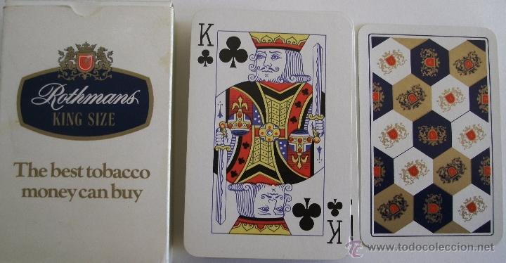 Barajas de cartas: baraja inglesa tabaco rothmans - sin usar - Foto 3