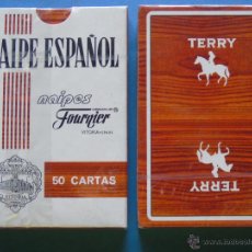 Barajas de cartas: BARAJA DE CARTAS ESPAÑOLA. FOURNIER. TERRY. BEBIDAS. PRECINTADA