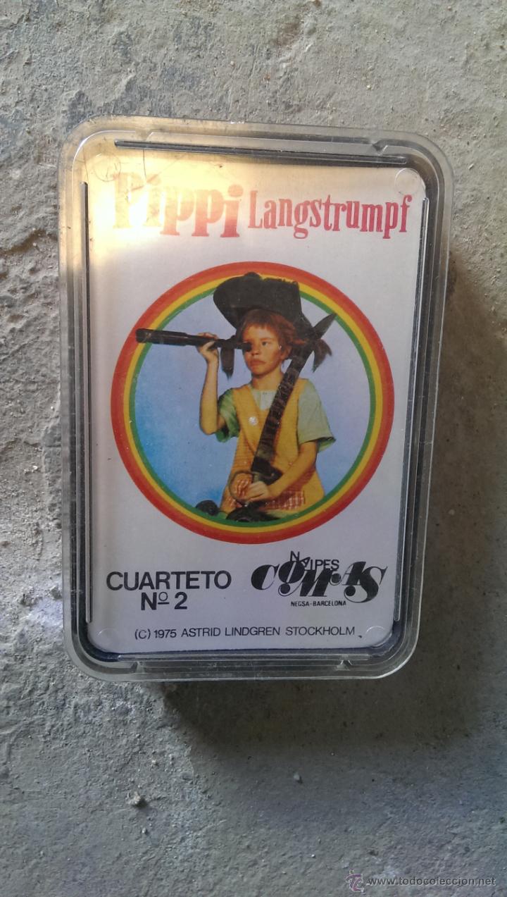 Barajas de cartas: CARTAS PIPI LANGSTRUMP CUARTETO 2 ORIGINALES - Foto 1