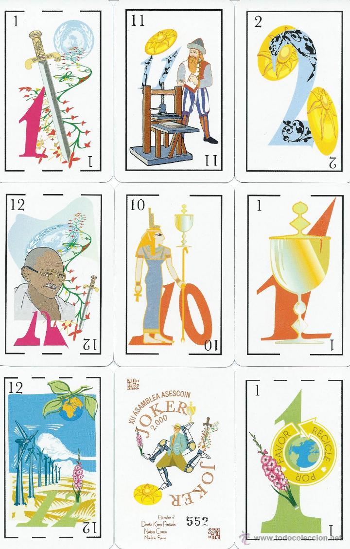 Barajas de cartas: BARAJA ESPA&Ntilde;OLA DE KIMA-ASESCOIN-AGOTADA-A&Ntilde;O 2000.-