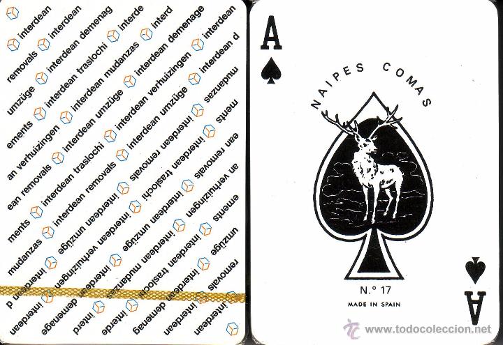 Barajas de cartas: INTERDEAN NEGRA - BARAJA DE POKER - Foto 1