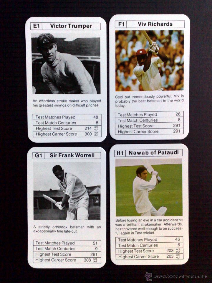 Top Trumps Single Cards Cricketers Mike Brearley Batting Aces Various FB3 