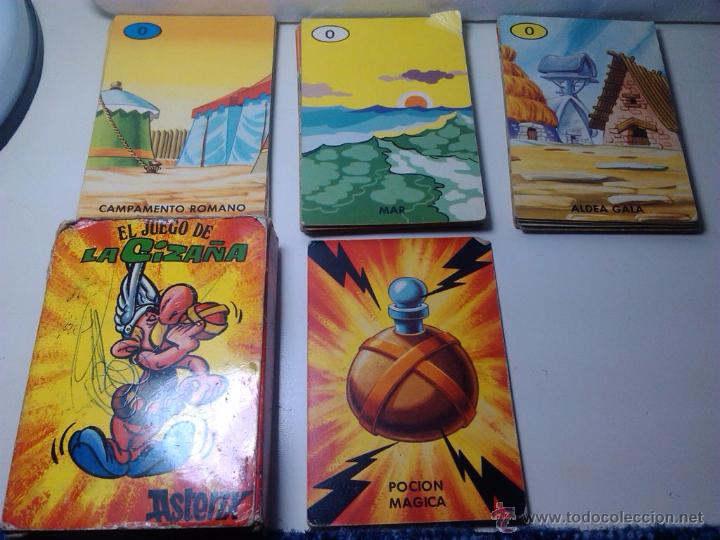 Barajas de cartas: Lote el juego de la ciza&ntilde;a asterix - ediciones recreativas (completa) - Foto 2