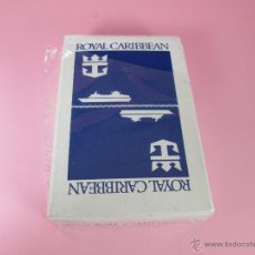 Barajas de cartas: (C)-BARAJA/CARTAS/NAIPES-ROYAL CARIBEAN-CAJA-NUEVA-PRECINTADA-ANTIGUA