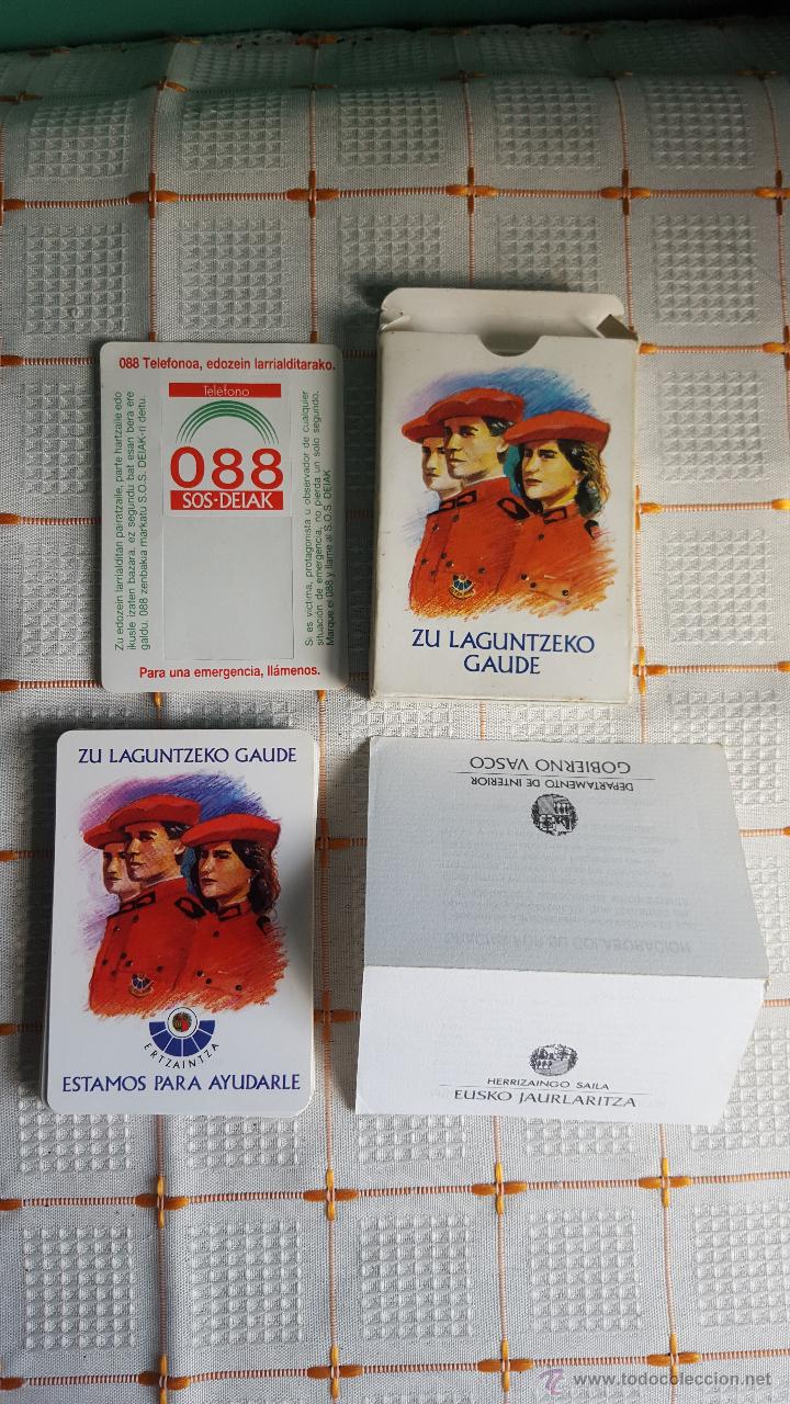 Barajas de cartas: Baraja ertzaintza - Foto 2