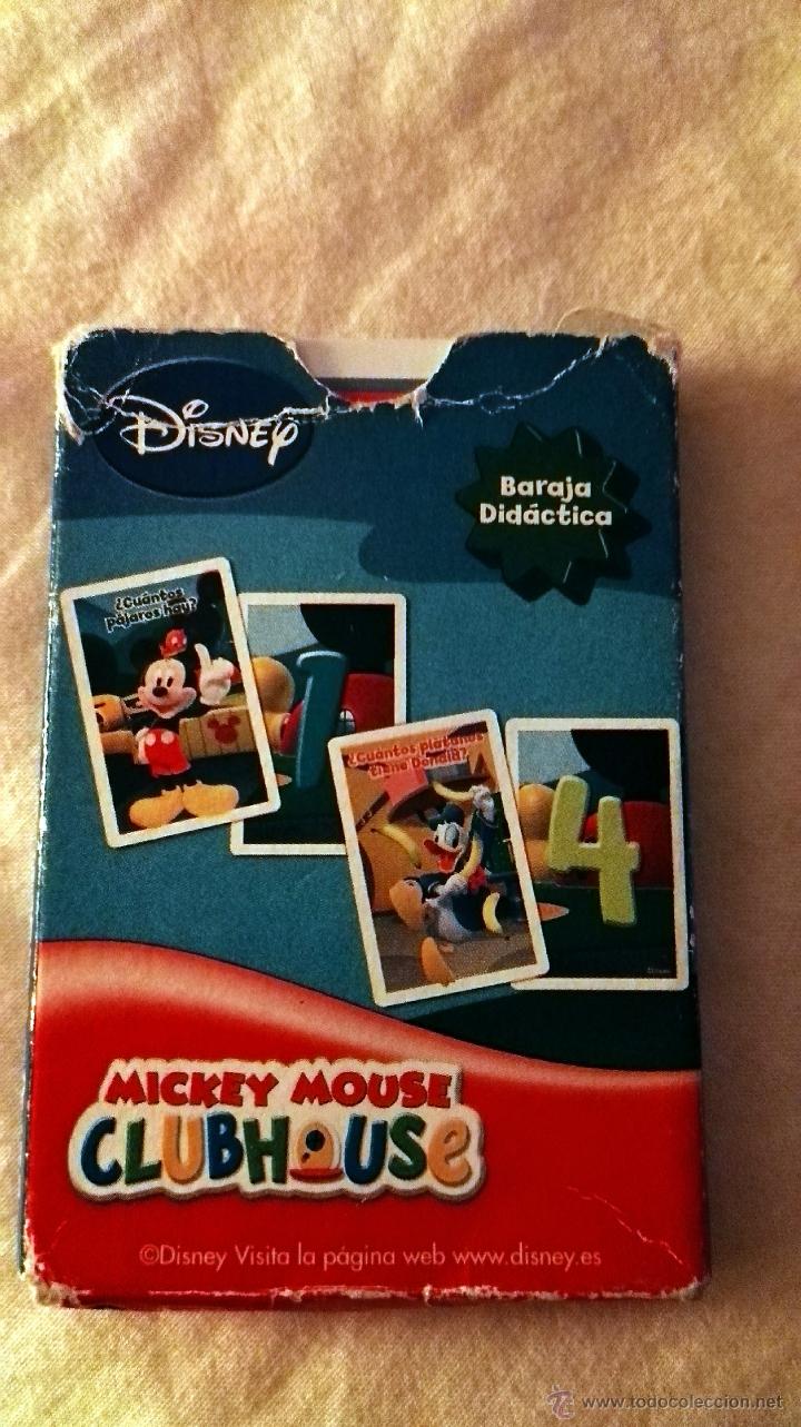 Barajas de cartas: Cartas Mickey Mouse - Foto 1