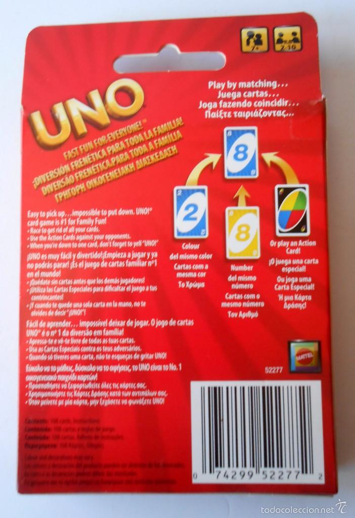 Barajas de cartas: UNO JUEGO BARAJAS - Foto 2