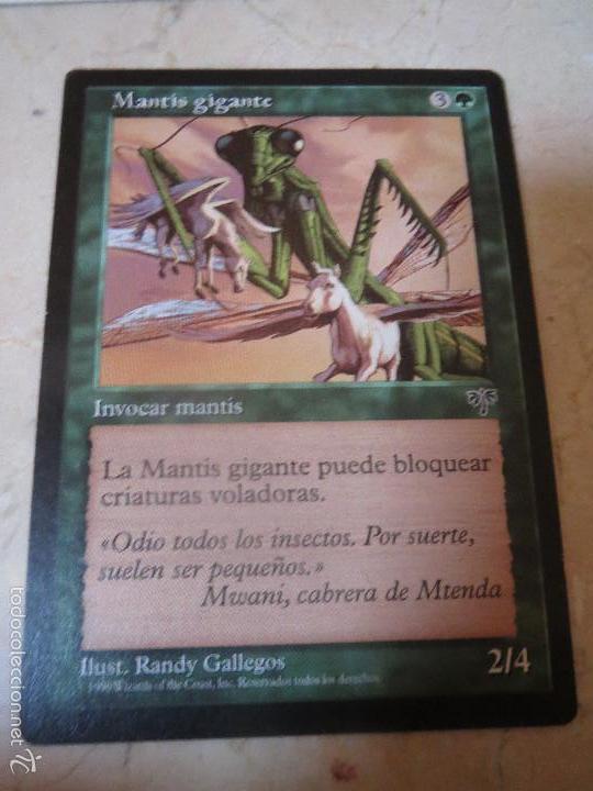 Barajas de cartas: CARTA MAGIC,MANTIS GIGANTE,INVOCAR MANTIS. - Foto 1