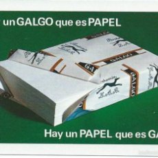 Barajas de cartas: BARAJA ESPAÑOLA PUBLICITARIA PAPEL EL GALGO-FOURNIER-AÑOS 90