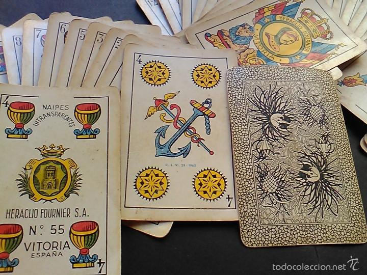 Antigua Baraja Cartas Heraclio Fournier Nº 55 A Comprar Baraja Española En Todocoleccion 5503