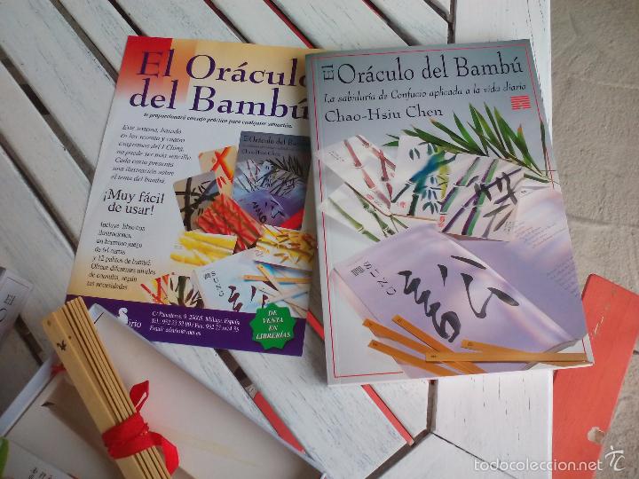 Barajas de cartas: El Oraculo del Bamb&uacute;. Chao-Hsiu Chen. Caja con Libro+Cartas+Palitos - Foto 4