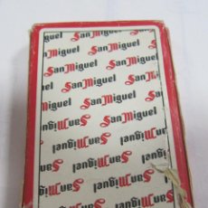 Barajas de cartas: BARAJA DE CARTAS. PUBLICITARIA. SAN MIGUEL. ESPAÑOLA.