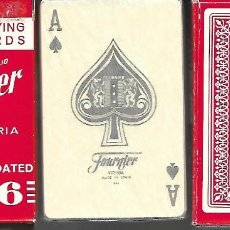 Jeux de cartes: BARAJA DE POKER Nº 26 DE FOURNIER, 1982, PRECINTADA SIN ESTRENAR. LEONES EN EL AS DE PICAS.. Lote 67166613