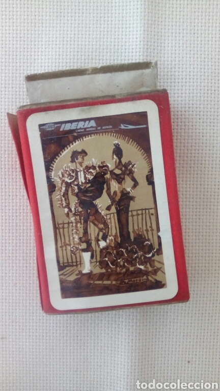 Barajas de cartas: Baraja cartas póker publicidad Iberia (años 60). - Foto 3 - 67491333
