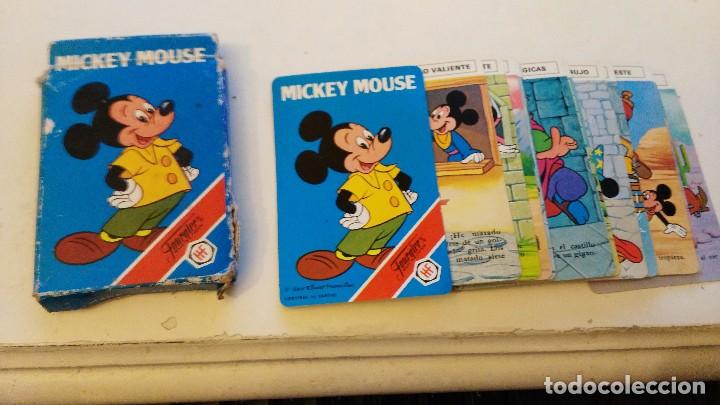 Barajas de cartas: mickey mouse - cartas sueltas - Foto 1