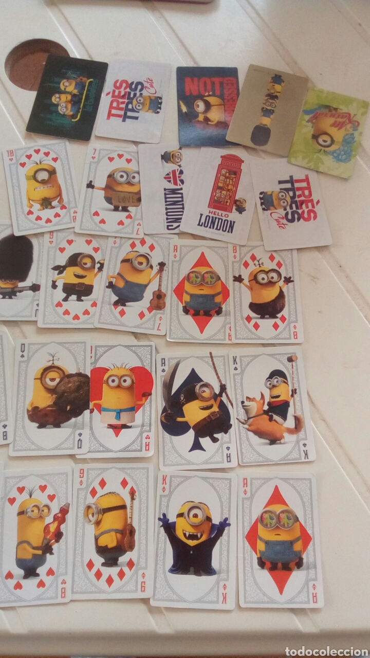 Barajas de cartas: 25 cartas Minions universal estudios - Foto 5